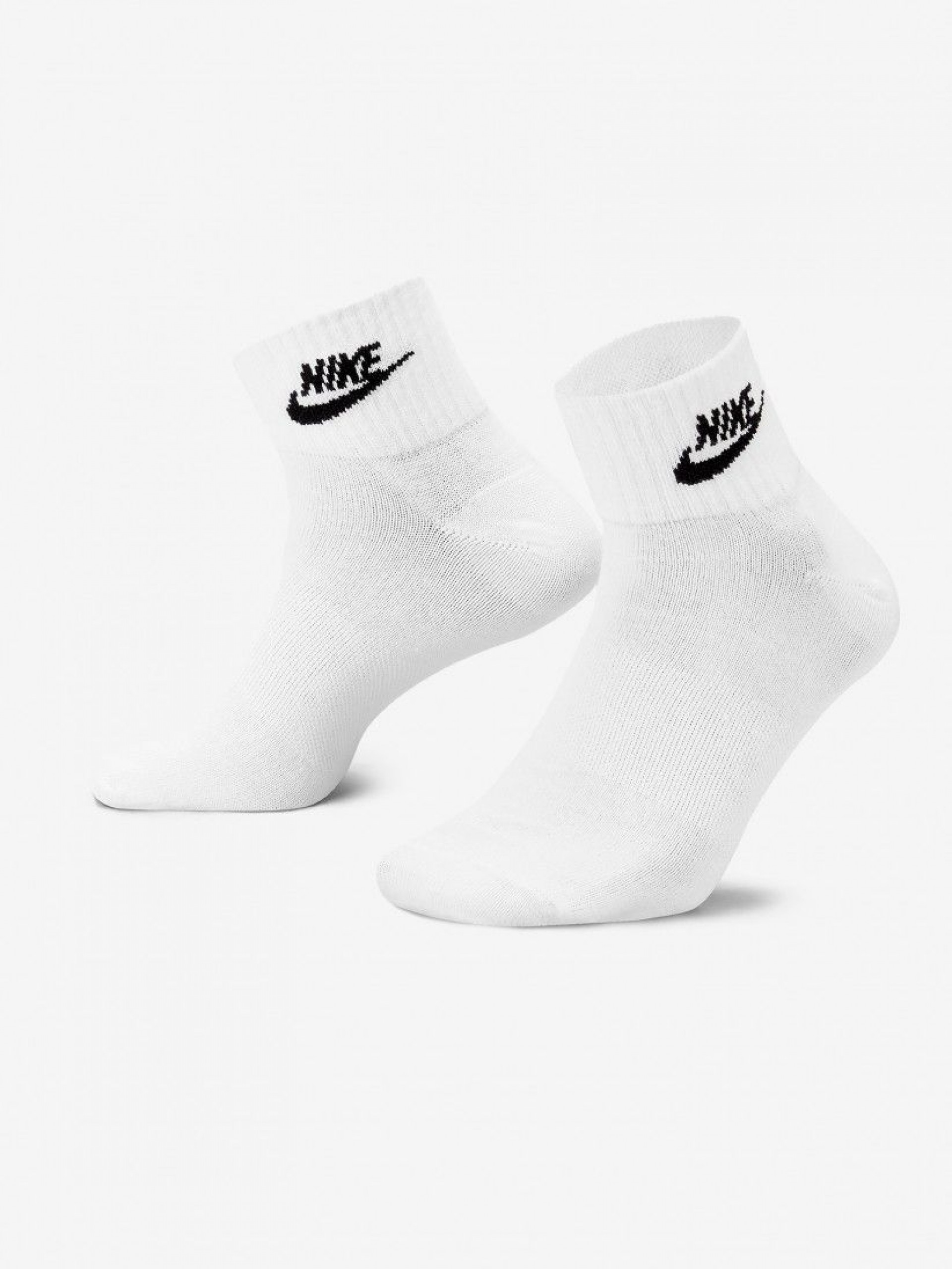 Meias Nike Everyday Essential Ankle Brancas (3 Pares)