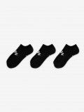Meias Nike Sportswear Everyday Essential No-Show Pretas (3 Pares)