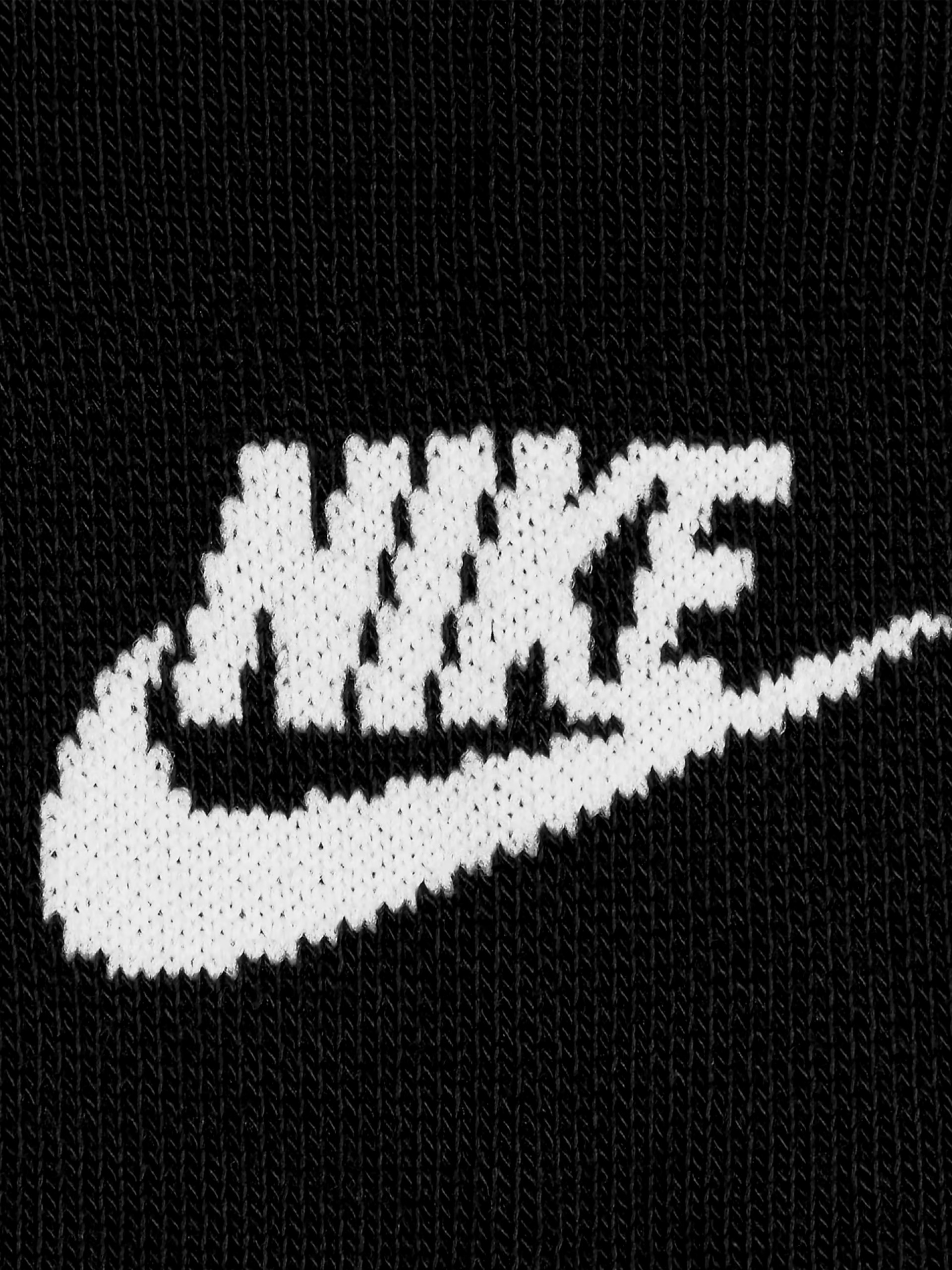 Meias Nike Sportswear Everyday Essential No-Show Pretas (3 Pares)