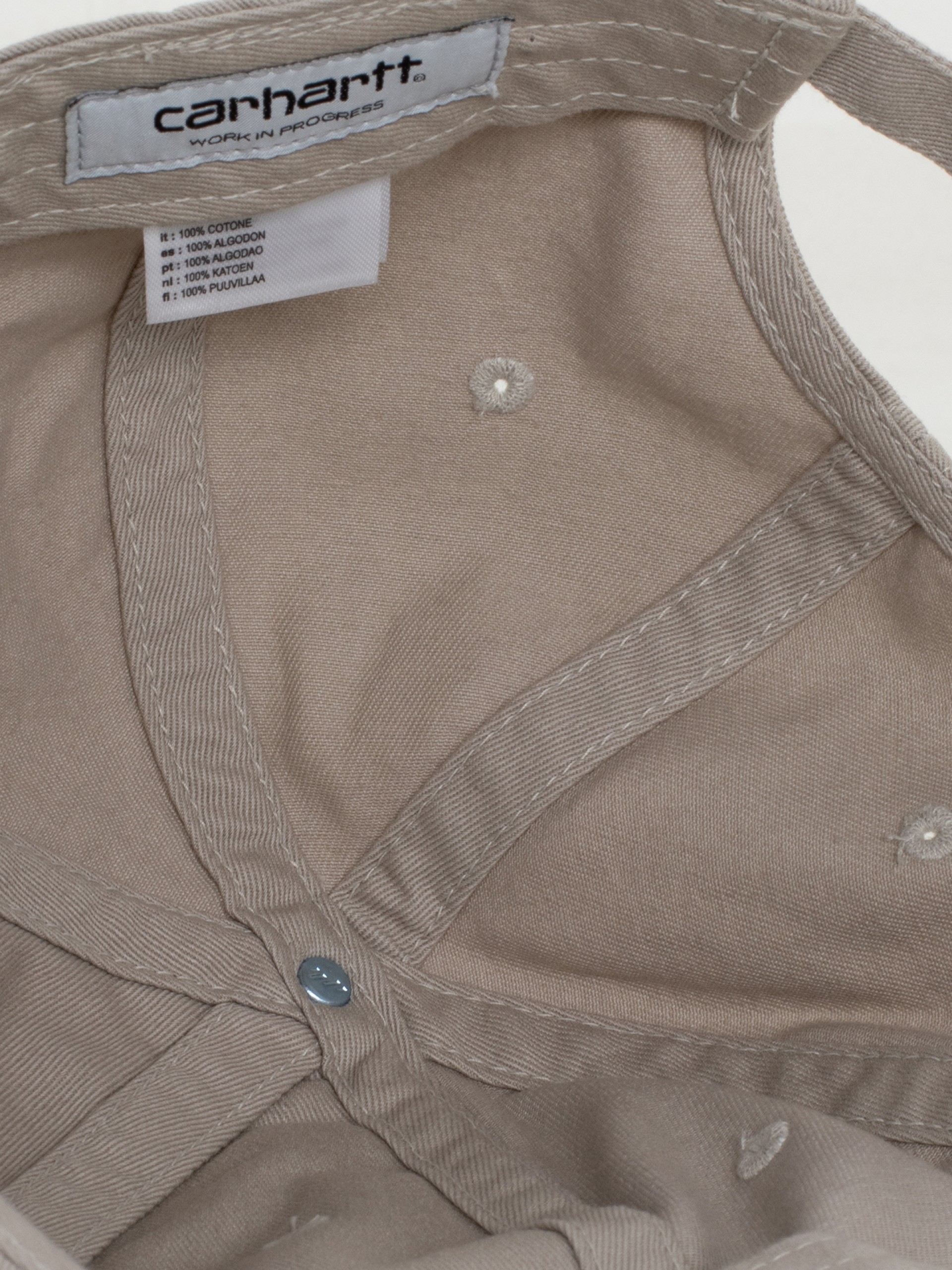 Carhartt WIP Madison Logo Beige Cap