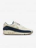 Zapatillas Nike Air Max 90 Premium Beige y Azules Para Hombre