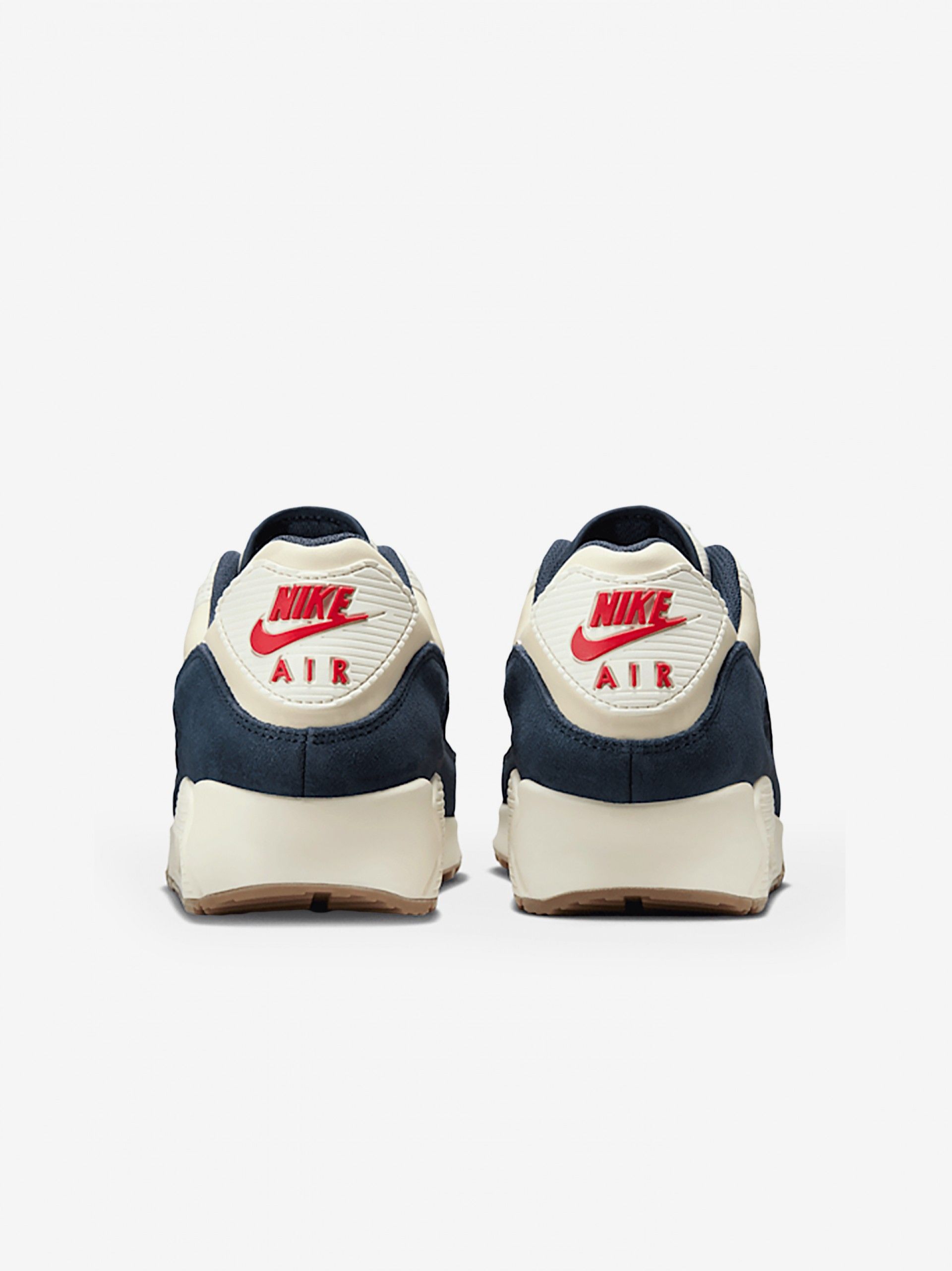 Sapatilhas Nike Air Max 90 Premium Bege e Azuis Para Homem