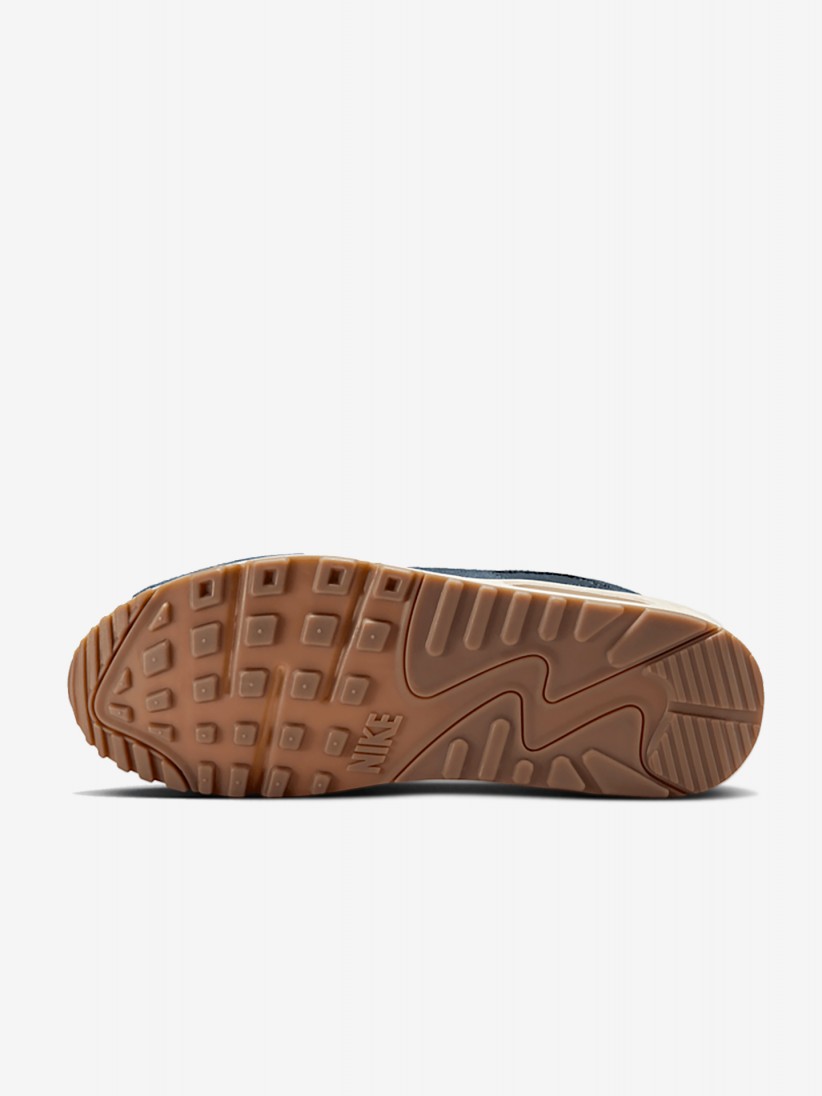 Zapatillas Nike Air Max 90 Premium Beige y Azules Para Hombre