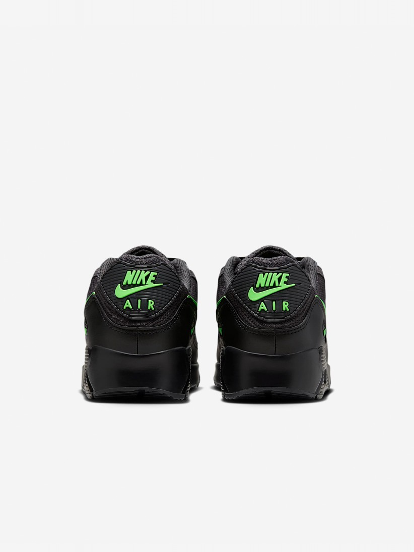 Zapatillas Nike Air Max 90 Grises y Verdes Para Hombre