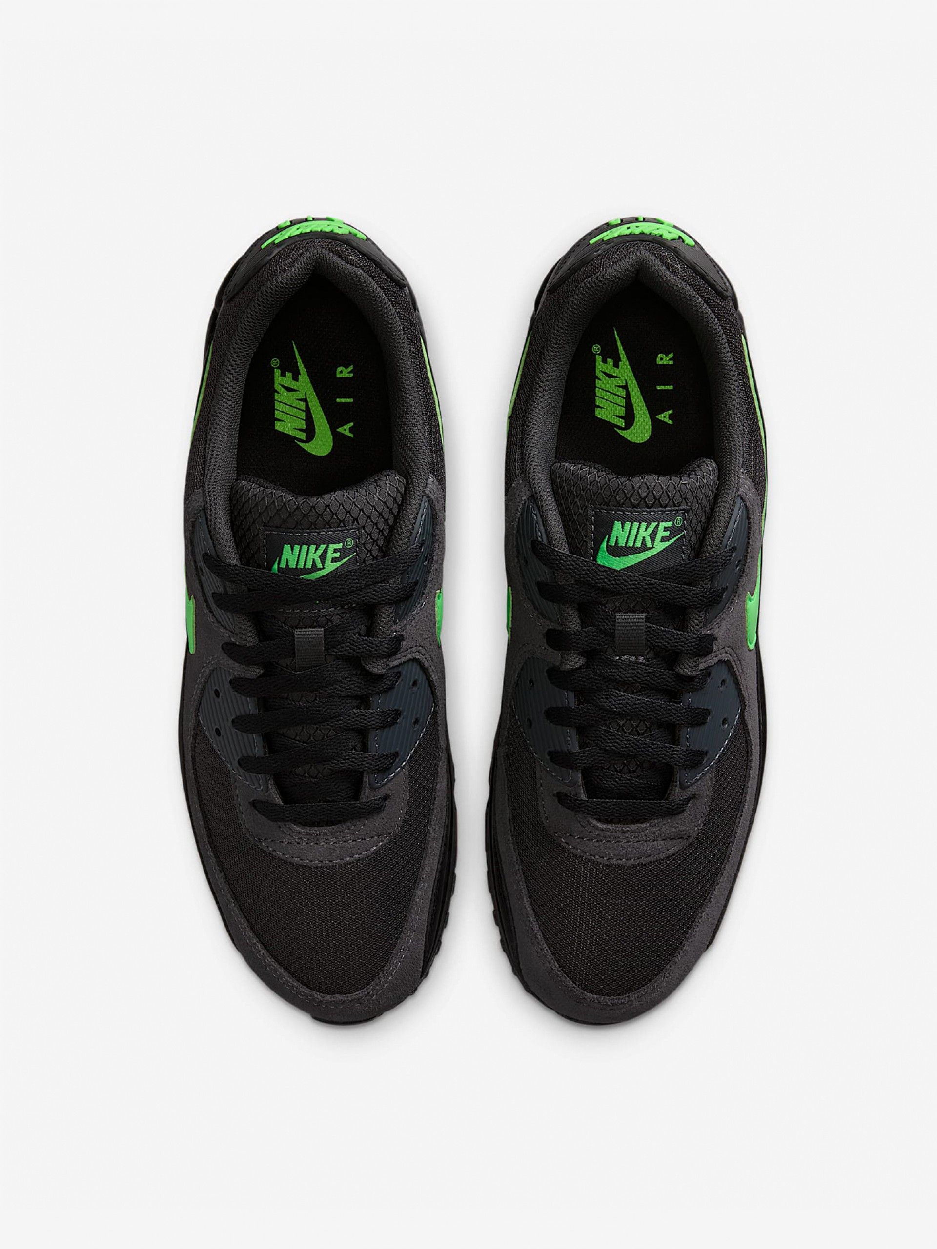Sapatilhas Nike Air Max 90 Cinzentas e Verdes Para Homem