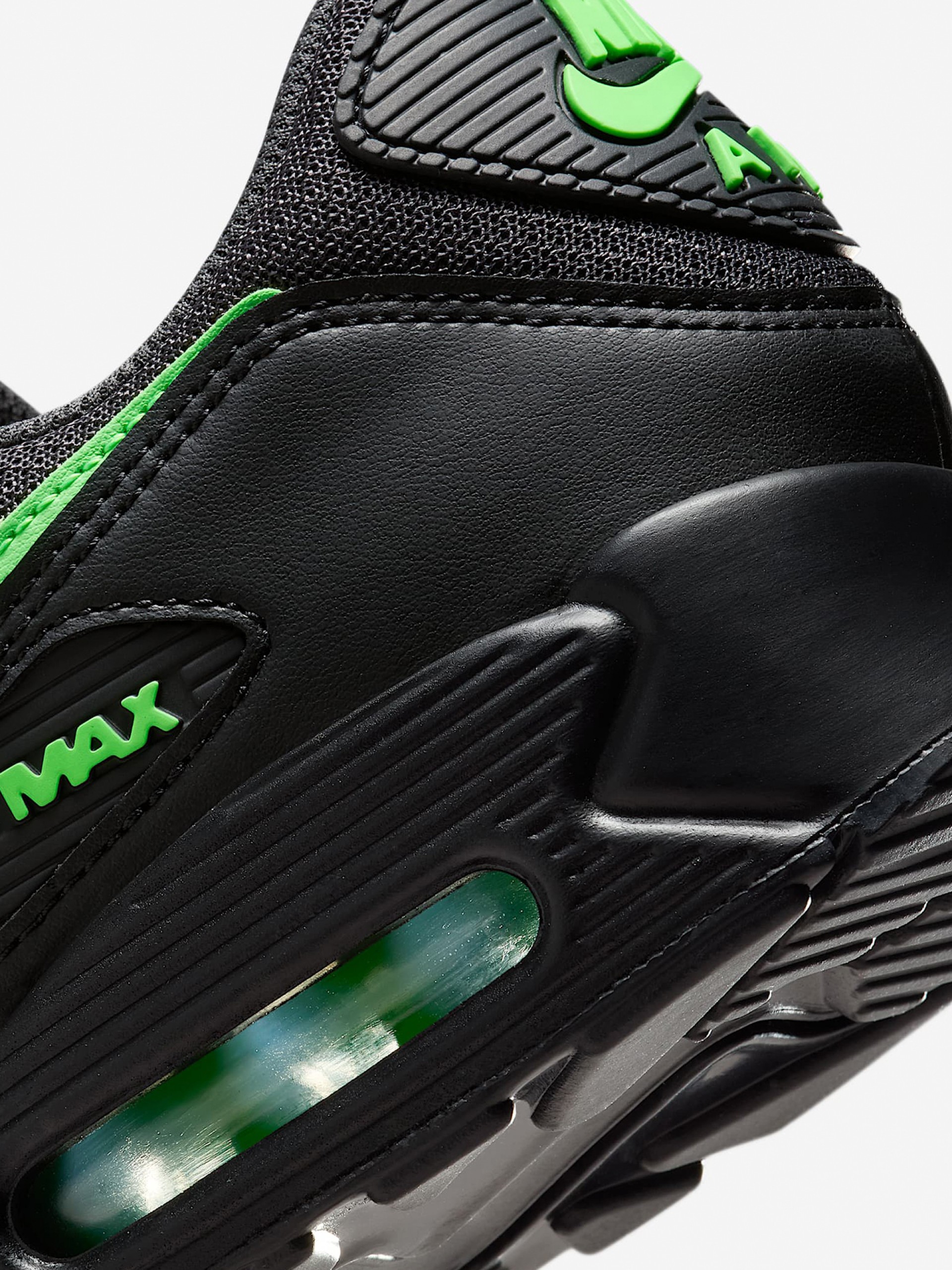 Sapatilhas Nike Air Max 90 Cinzentas e Verdes Para Homem