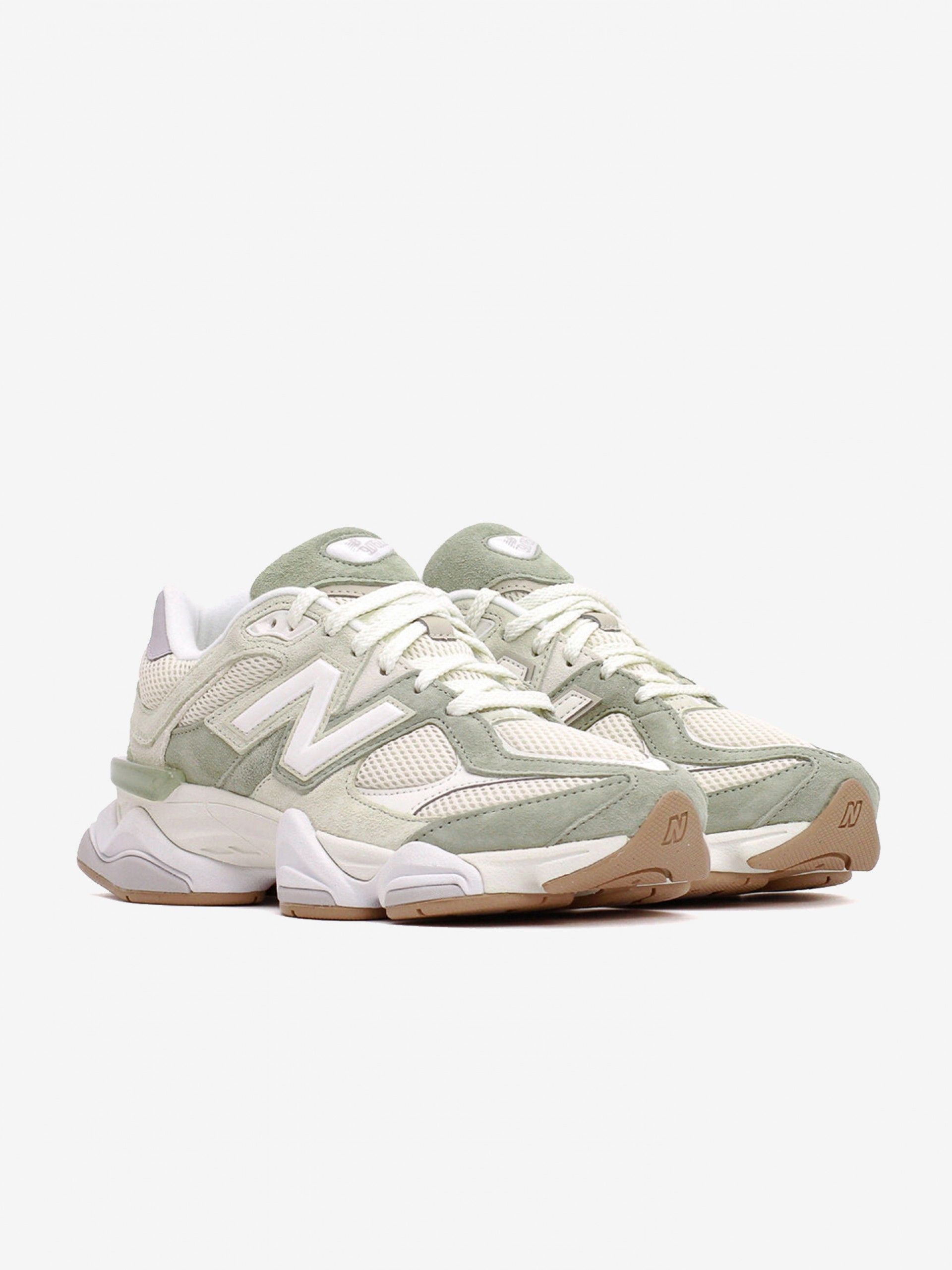 New Balance U9060 V1 Beige and Green Sneakers
