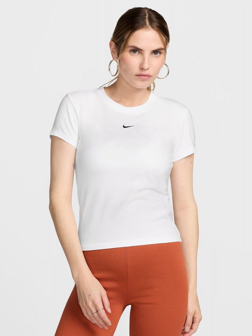 Camiseta Nike Sportswear Chill Knit Blanca Para Mujer