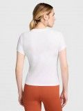 Camiseta Nike Sportswear Chill Knit Blanca Para Mujer