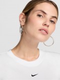 Camiseta Nike Sportswear Chill Knit Blanca Para Mujer