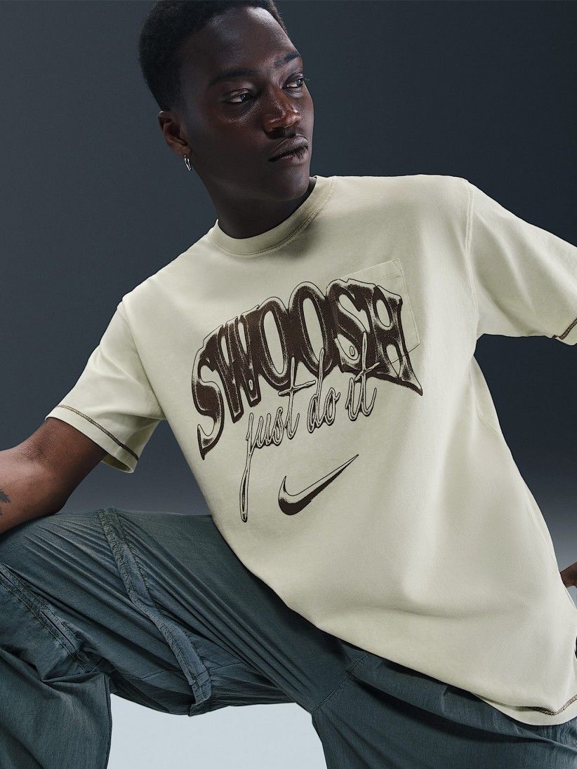 Nike Sportswear Max90 Pocket Vintage Khaki T-shirt For Men