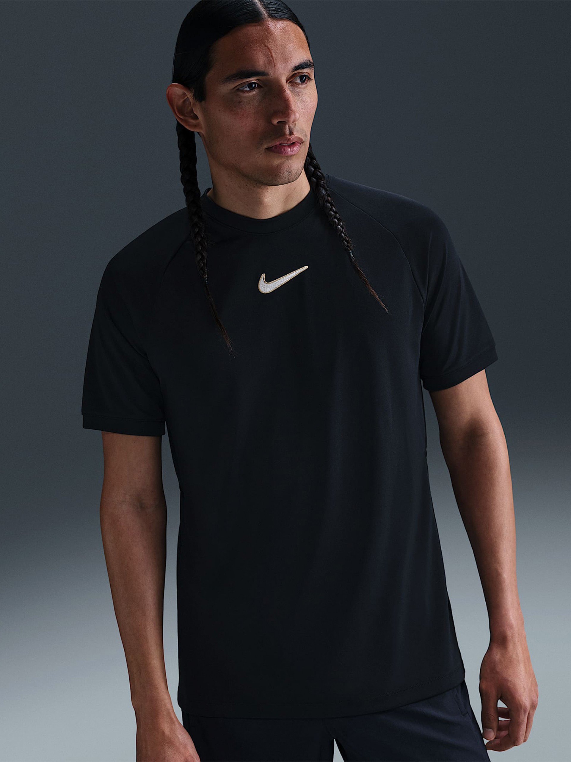 Camiseta de Fútbol Nike Academy Dri-FIT Negra Para Hombre