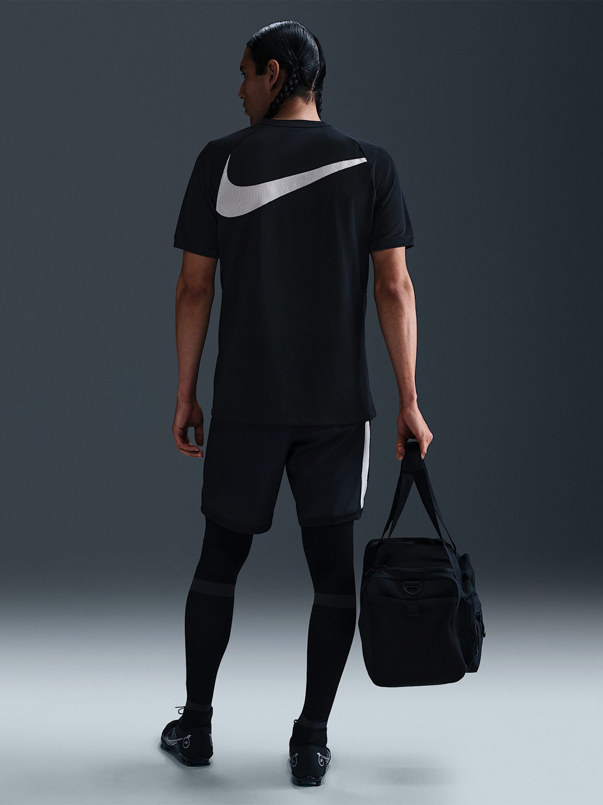 Camiseta de Fútbol Nike Academy Dri-FIT Negra Para Hombre