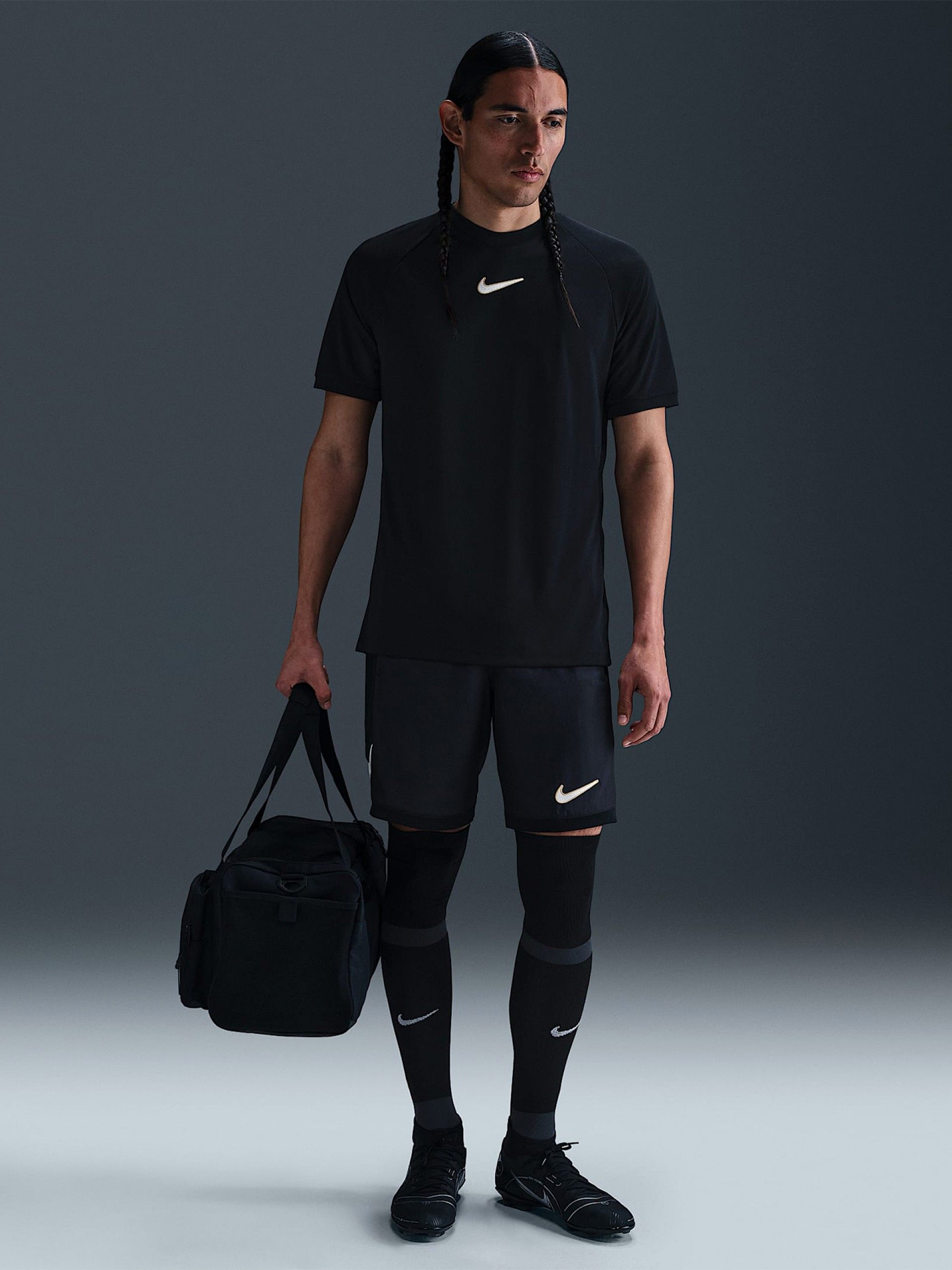 Camiseta de Fútbol Nike Academy Dri-FIT Negra Para Hombre