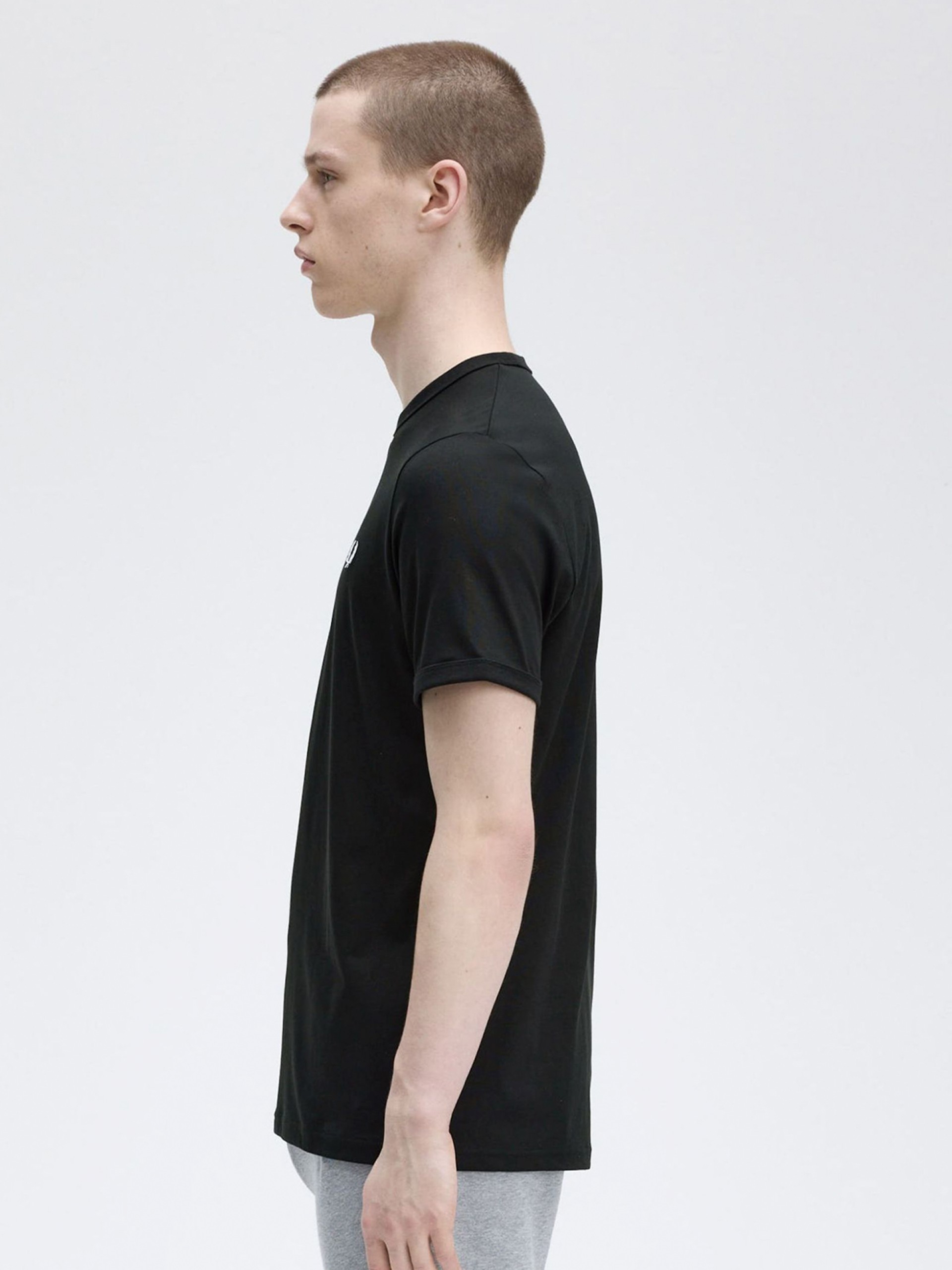 T-shirt Fred Perry Ringer Preta