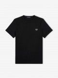T-shirt Fred Perry Ringer Preta