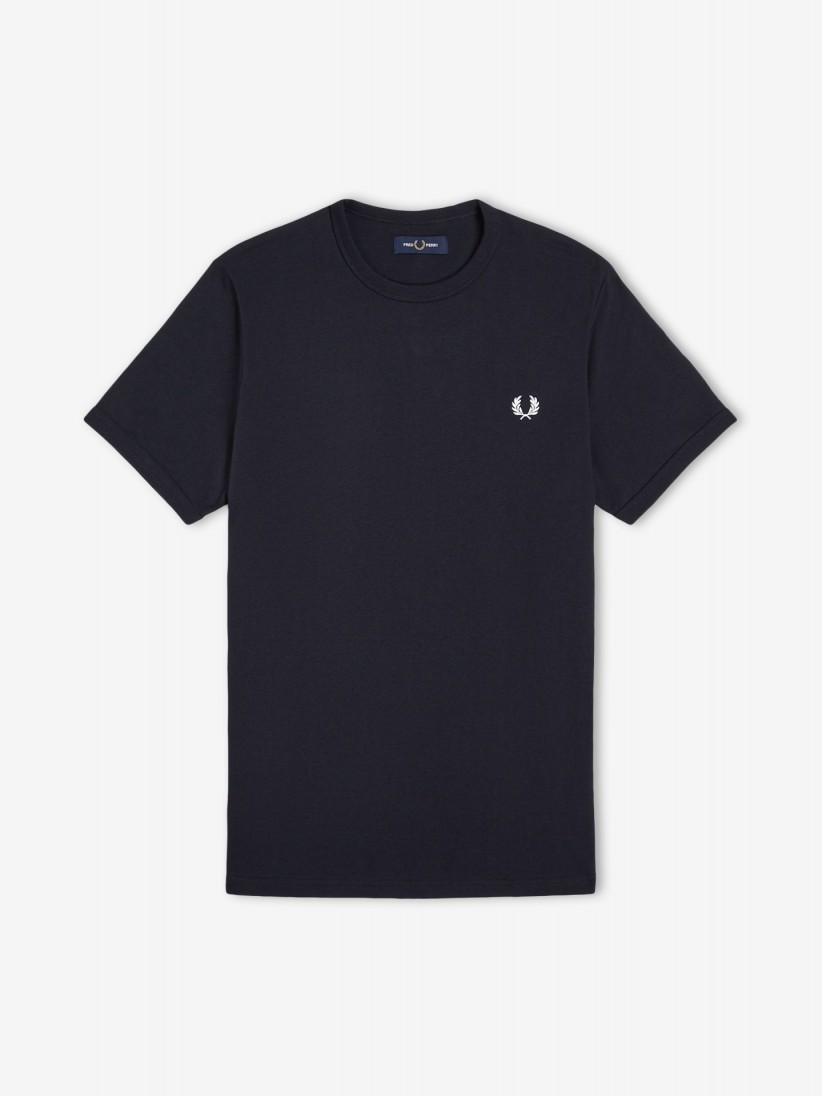 T-shirt Fred Perry Ringer Azul Marinho T-shirt Fred Perry Ringer Azul Marinho