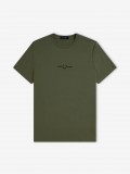 Camiseta Fred Perry Embroidered Verde