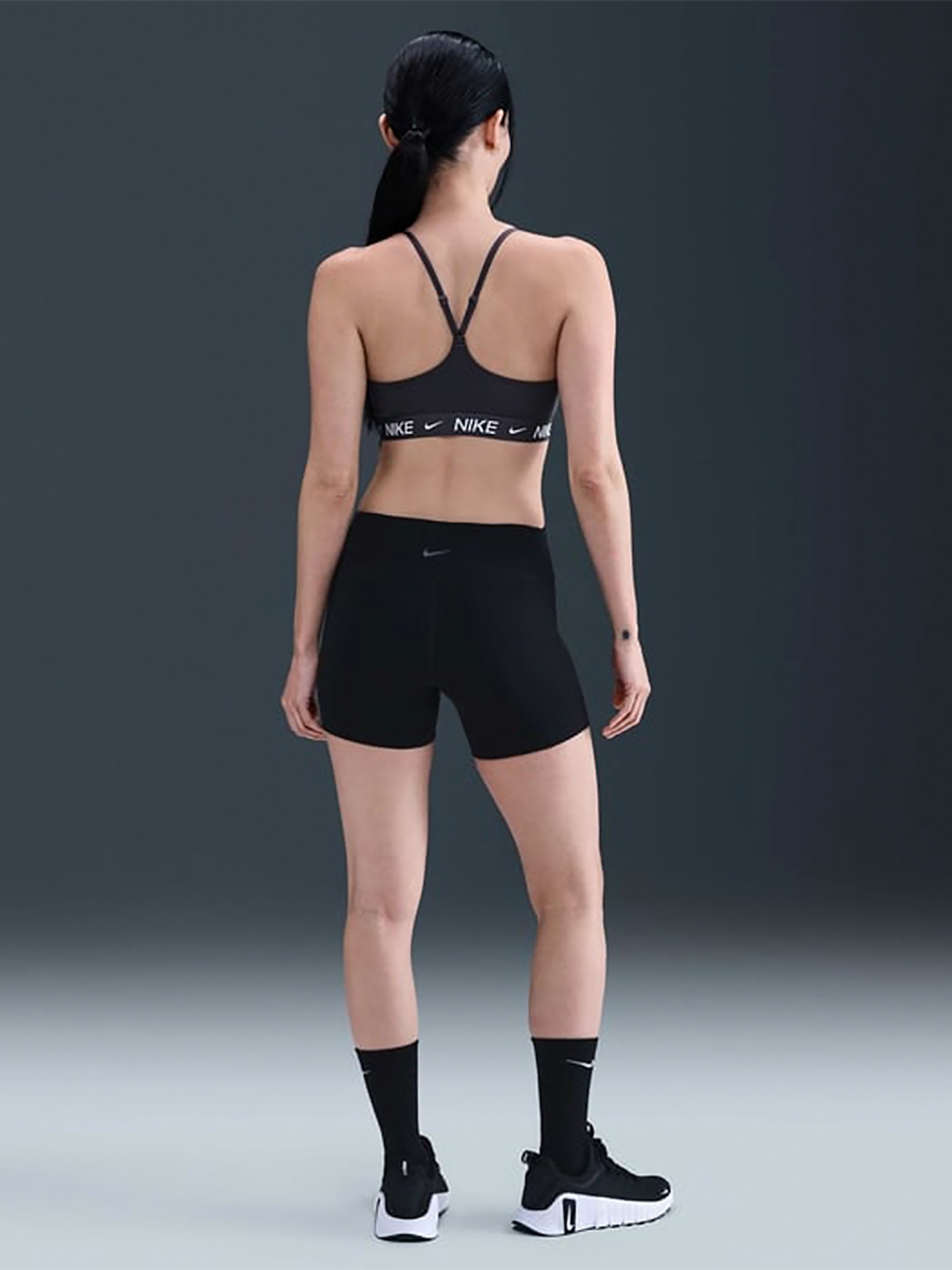 Sutiã Desportivo Nike Indy Suporte Leve Cinzento