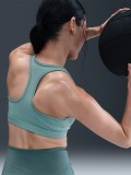 Nike Swoosh Light Support Green Sports Bra