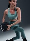 Nike Swoosh Light Support Green Sports Bra