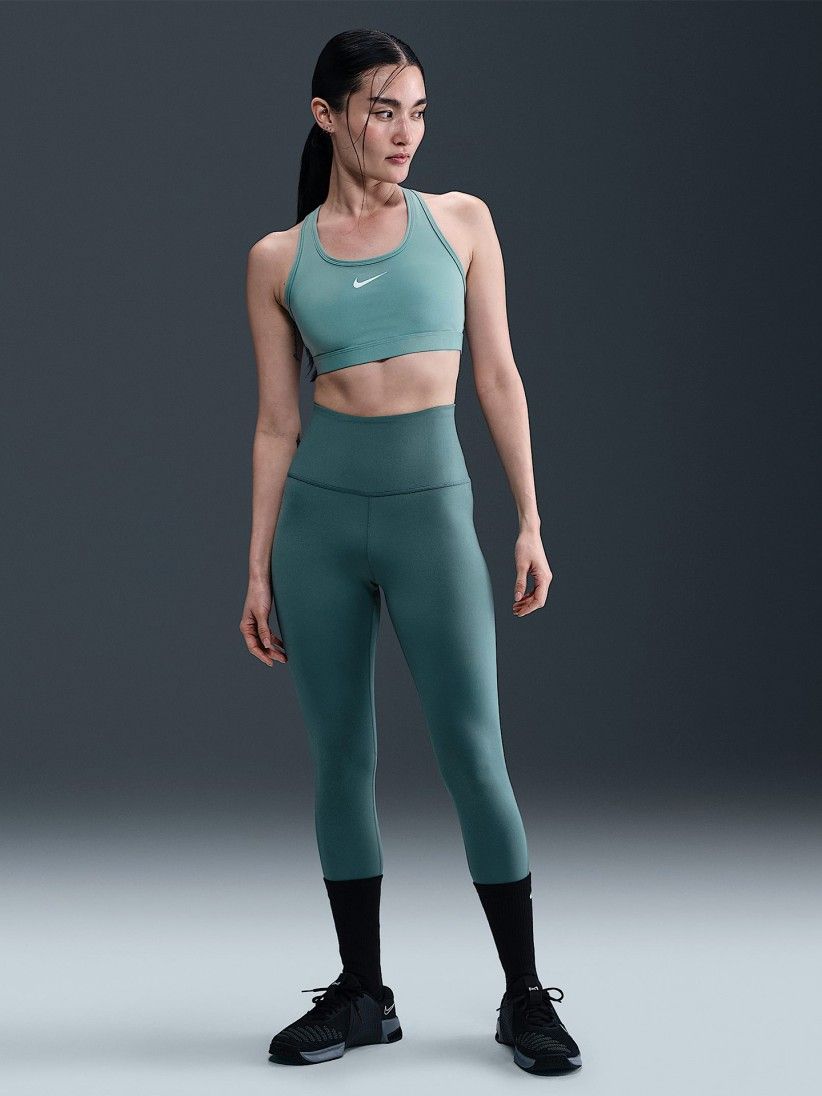 Nike Swoosh Light Support Green Sports Bra