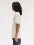 T-shirt Fred Perry Ribbed Jersey Bege