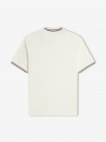 T-shirt Fred Perry Ribbed Jersey Bege