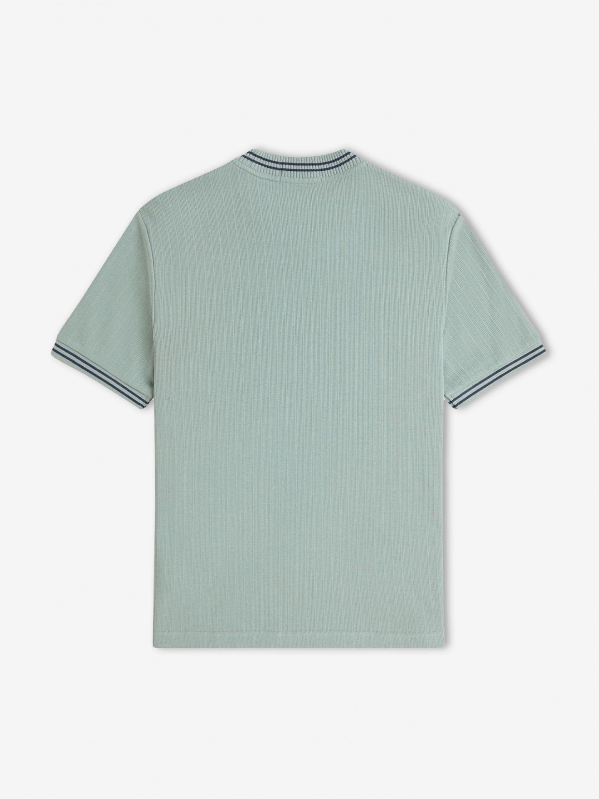 Camiseta Fred Perry Ribbed Jersey Verde