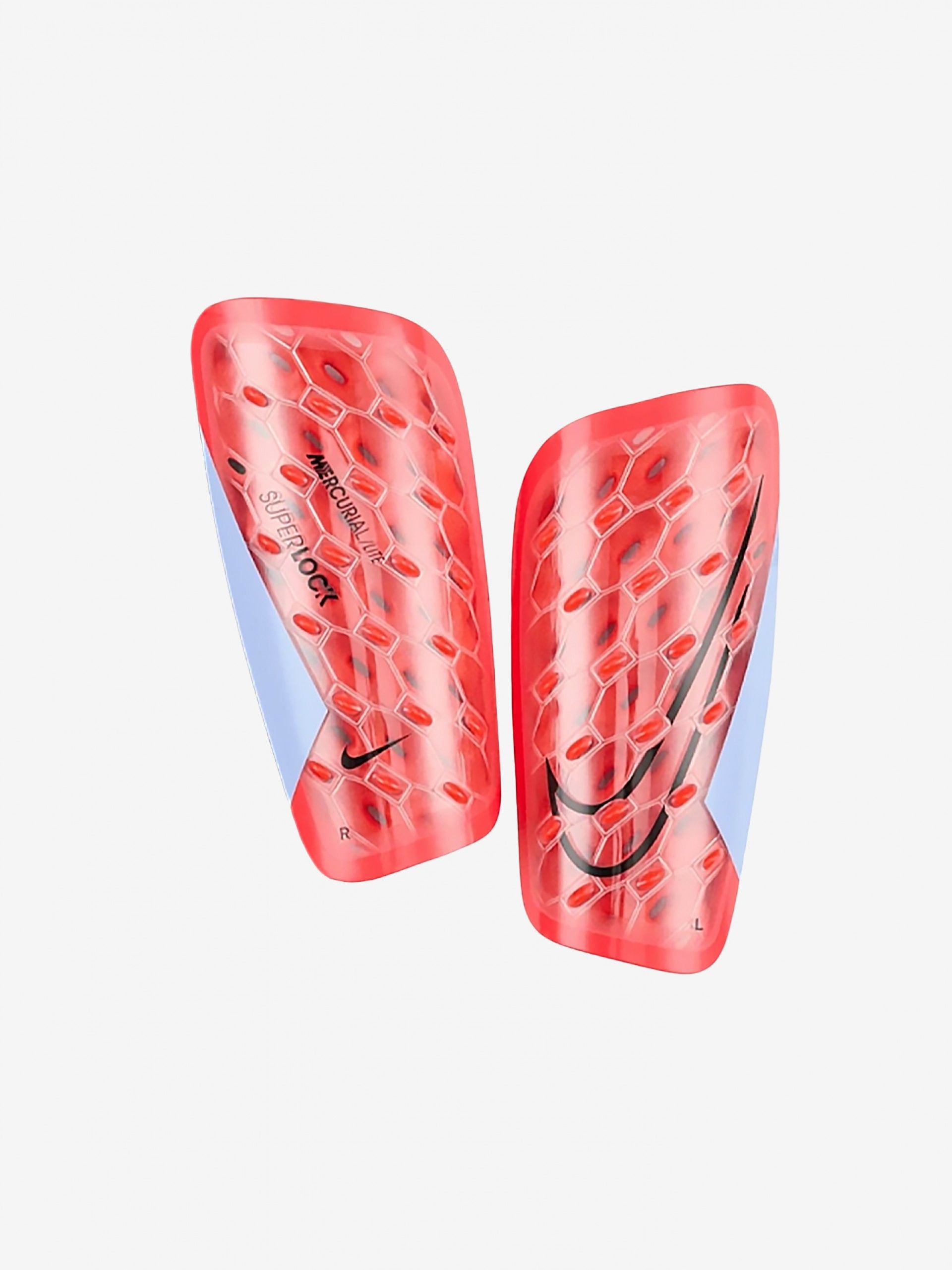 Caneleiras Nike Mercurial Lite Superlock Vermelhas