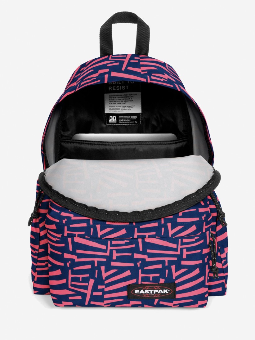 Mochila Escolar Eastpak Day Pak'R Shape Rosa e Azul