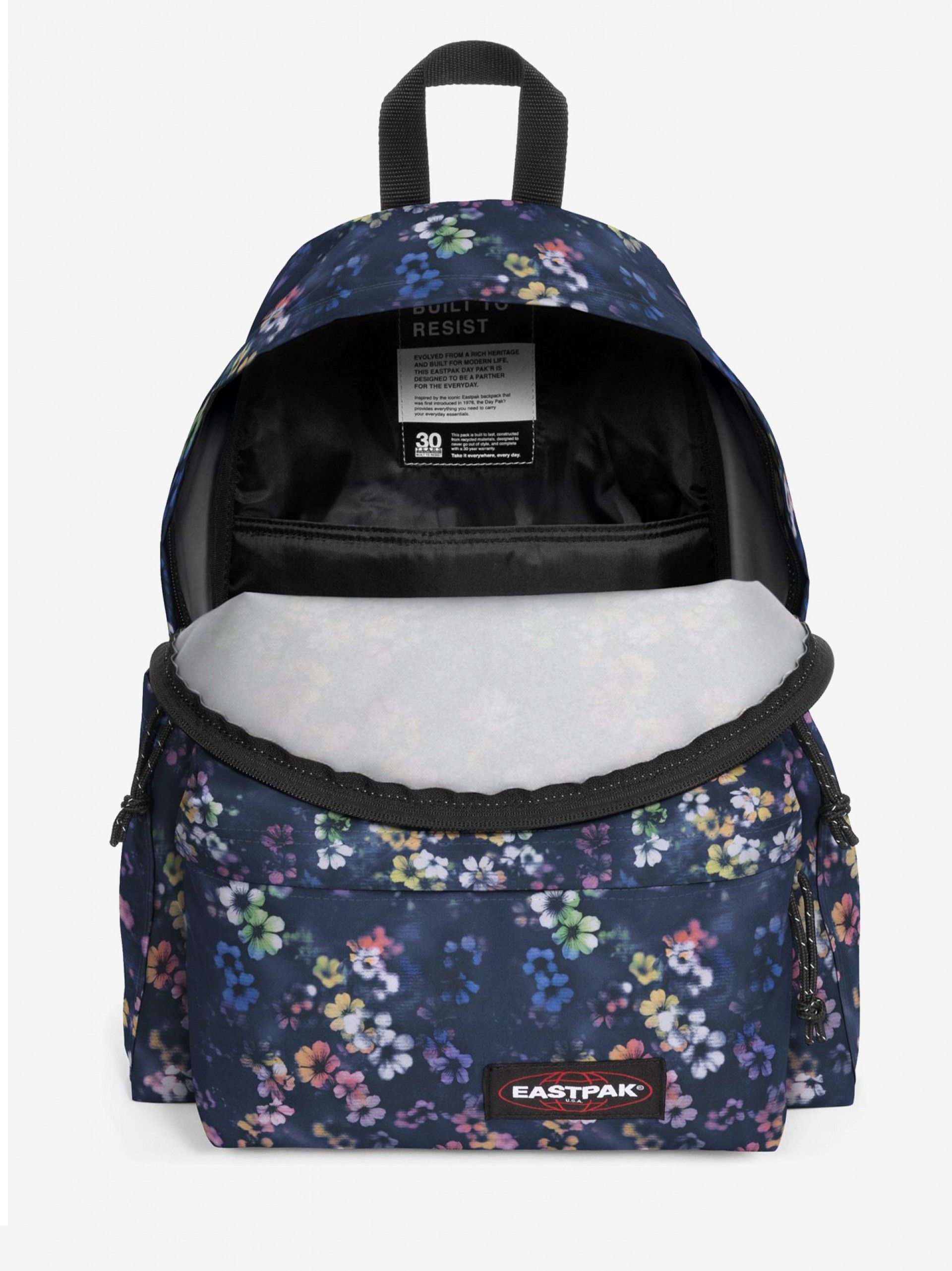 Mochila Escolar Eastpak Day Pak'R Floral Fade Azul