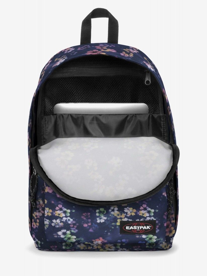 Mochila Escolar Eastpak Out Of Office Floral Fade Azul