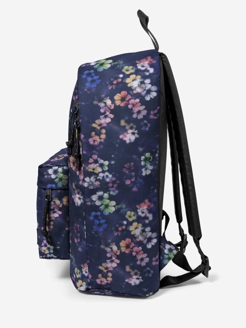 Mochila Escolar Eastpak Out Of Office Floral Fade Azul