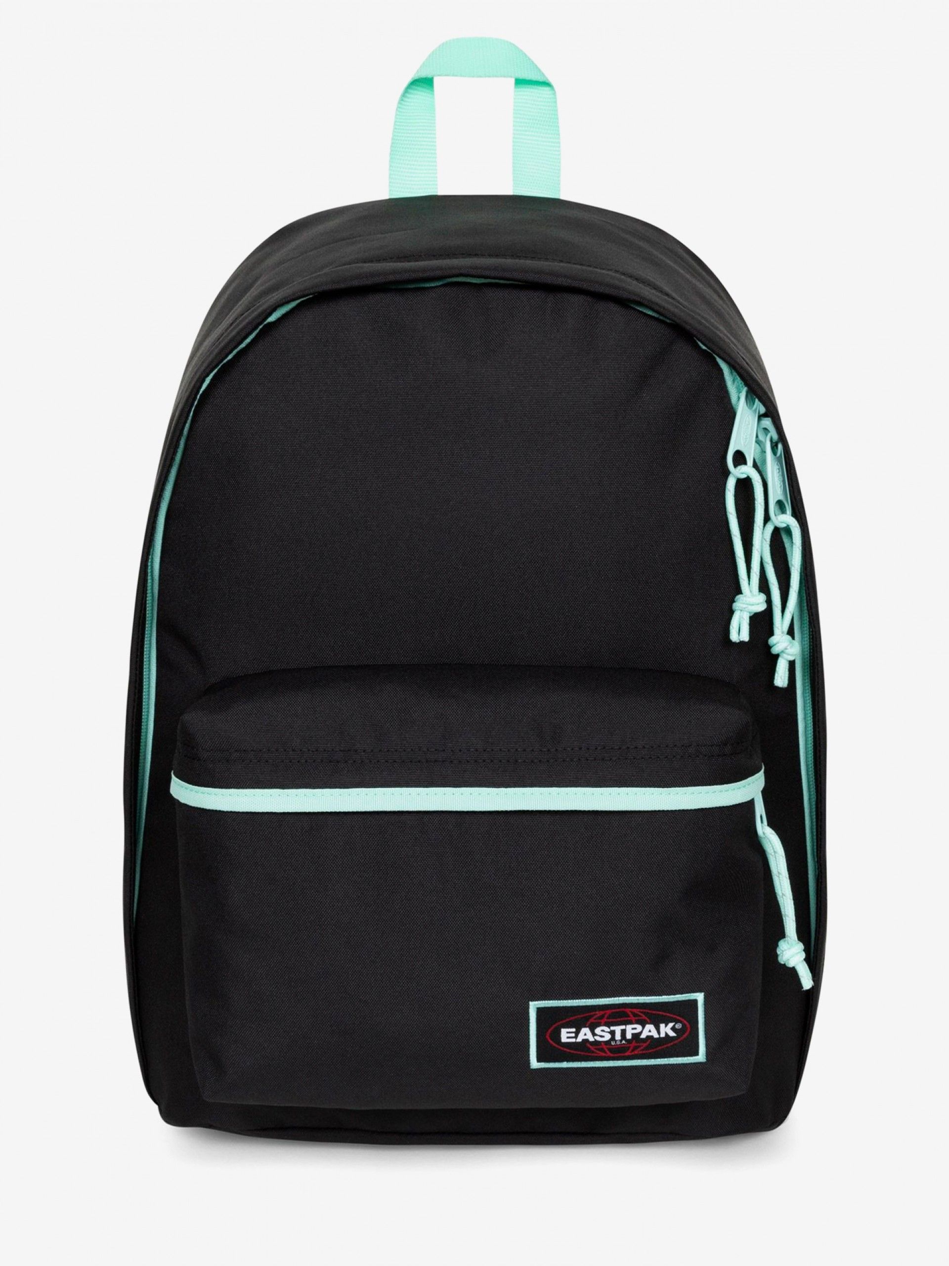 Mochila Escolar Eastpak Out Of Office Preta e Verde