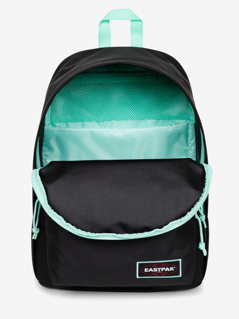 Mochila Escolar Eastpak Out Of Office Negra y Verde