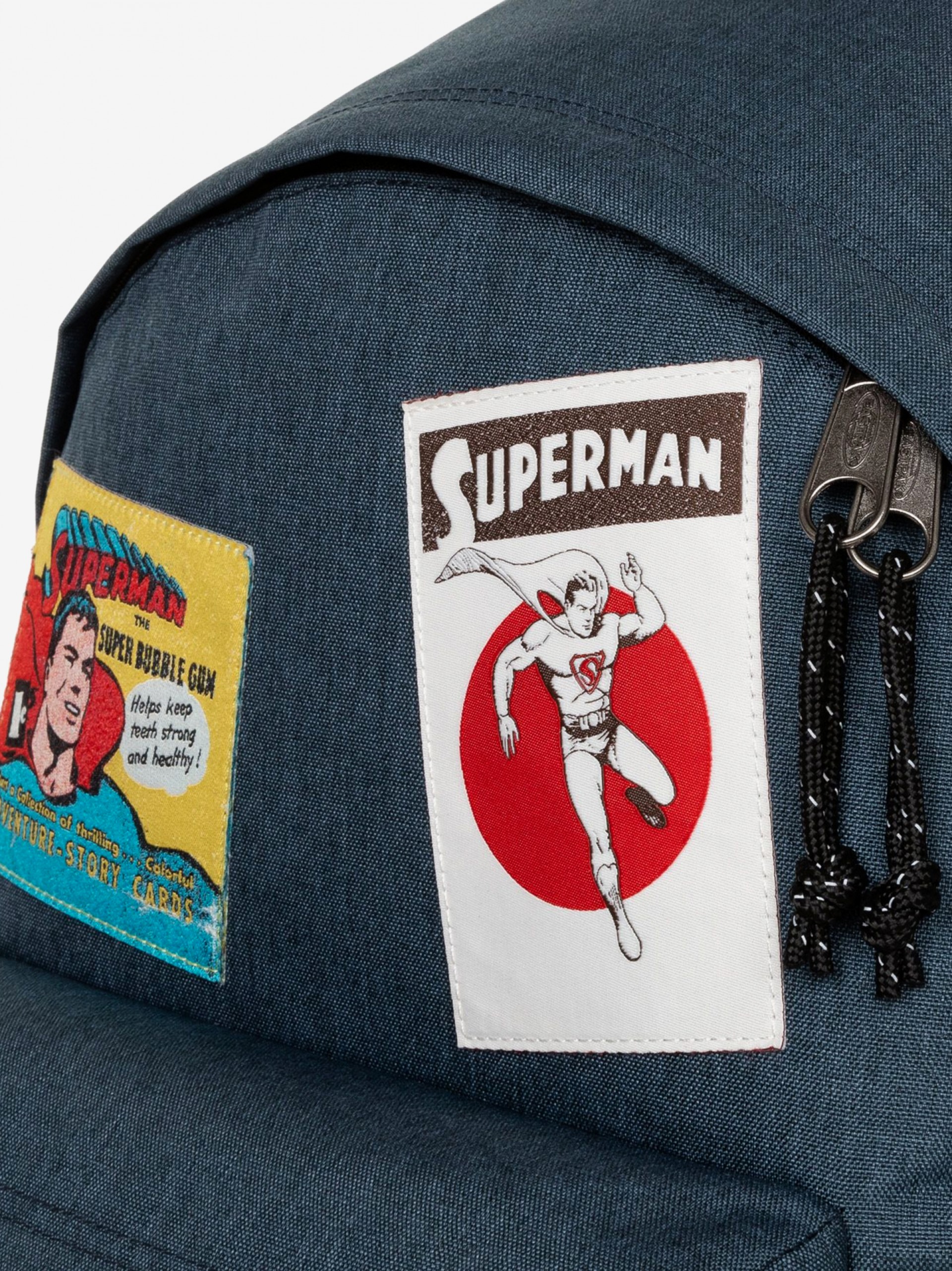 Mochila Escolar Eastpak Padded Pak'R DC Icons Super-Homem Azul