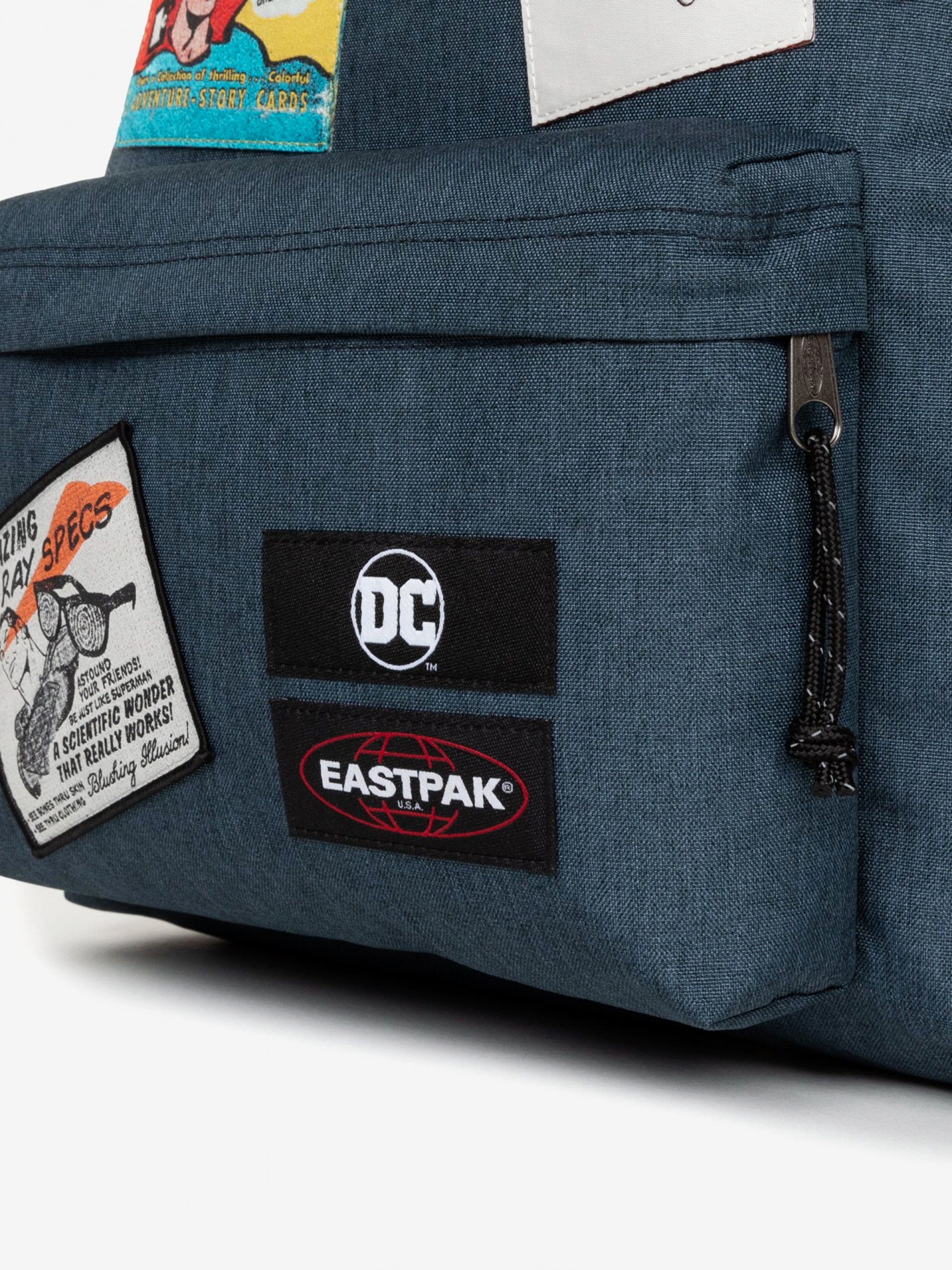 Mochila Escolar Eastpak Padded Pak'R DC Icons Super-Homem Azul