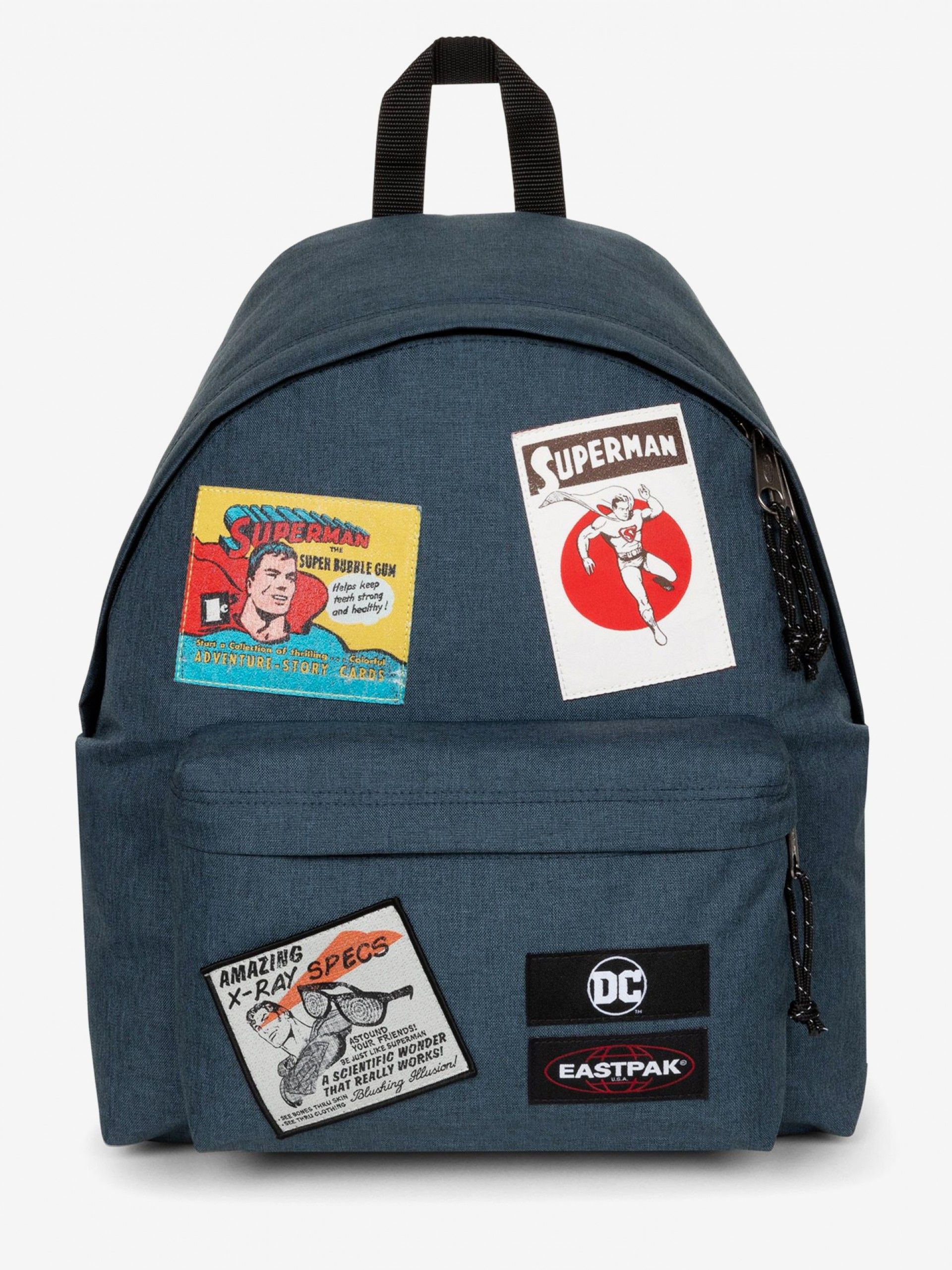 Mochila Escolar Eastpak Padded Pak'R DC Icons Super-Homem Azul