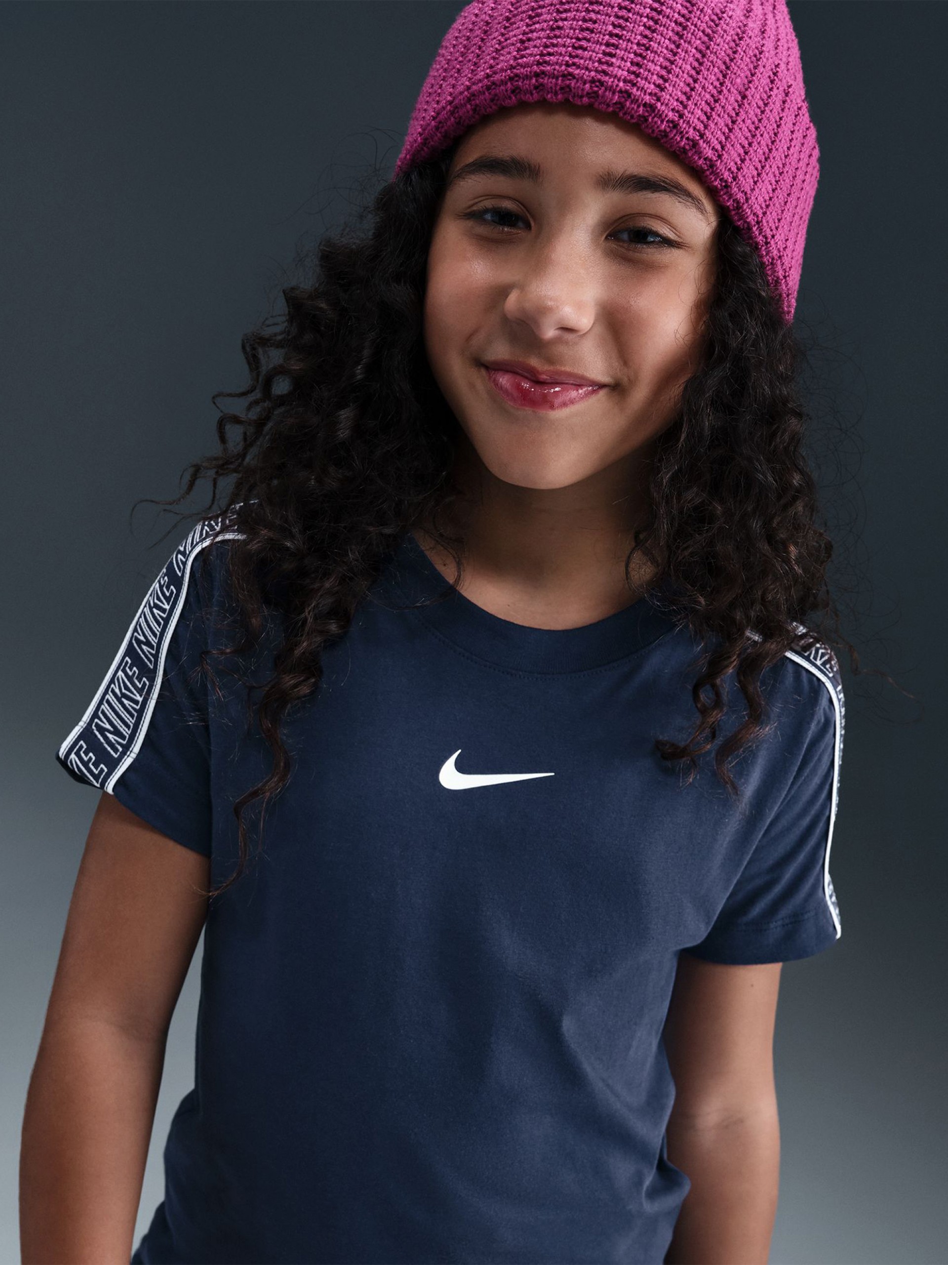 Camiseta Nike Sportswear Júnior Azul