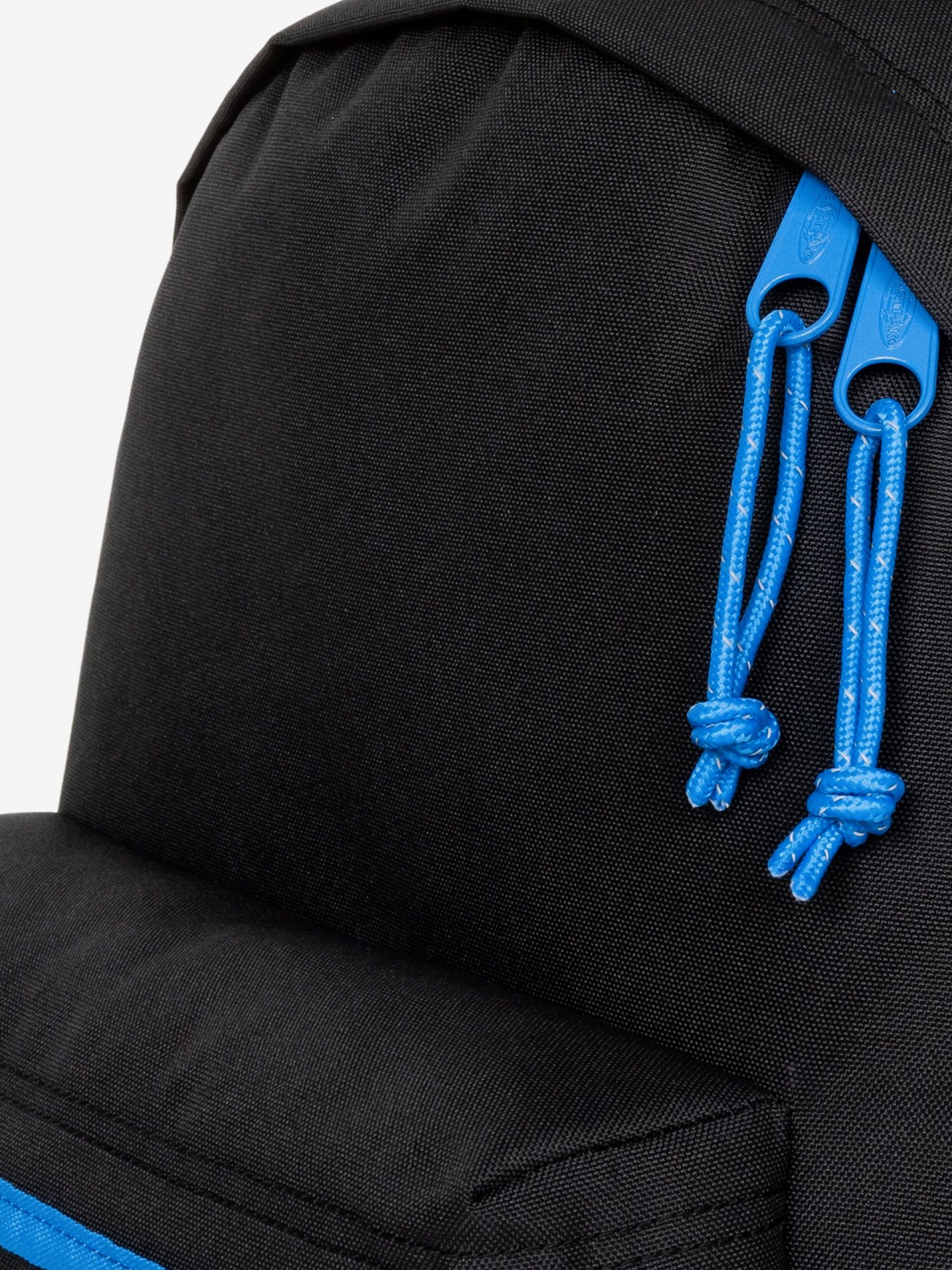 Mochila Escolar Eastpak Padded Pak'R Preta e Azul