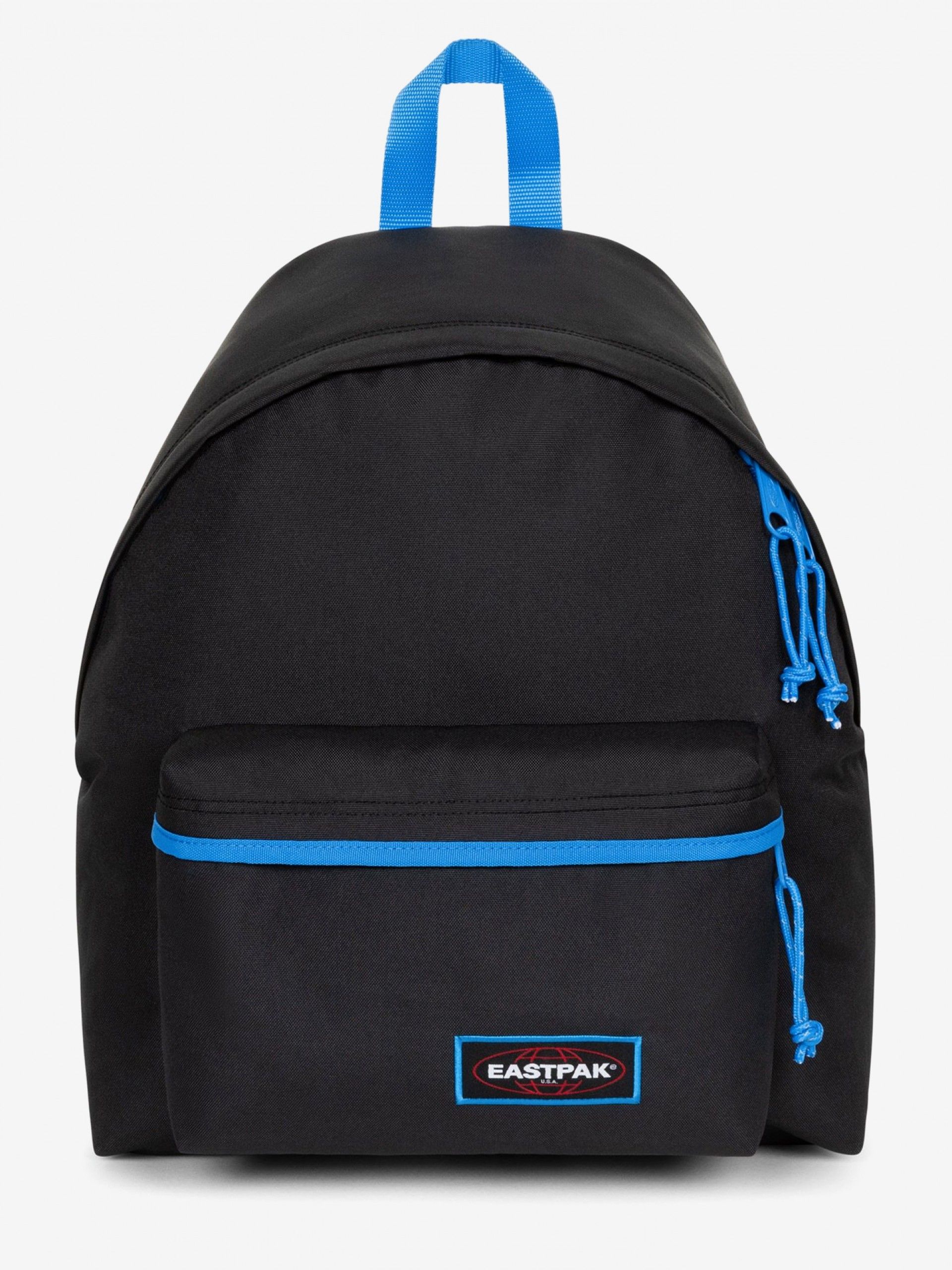 Mochila Escolar Eastpak Padded Pak'R Preta e Azul