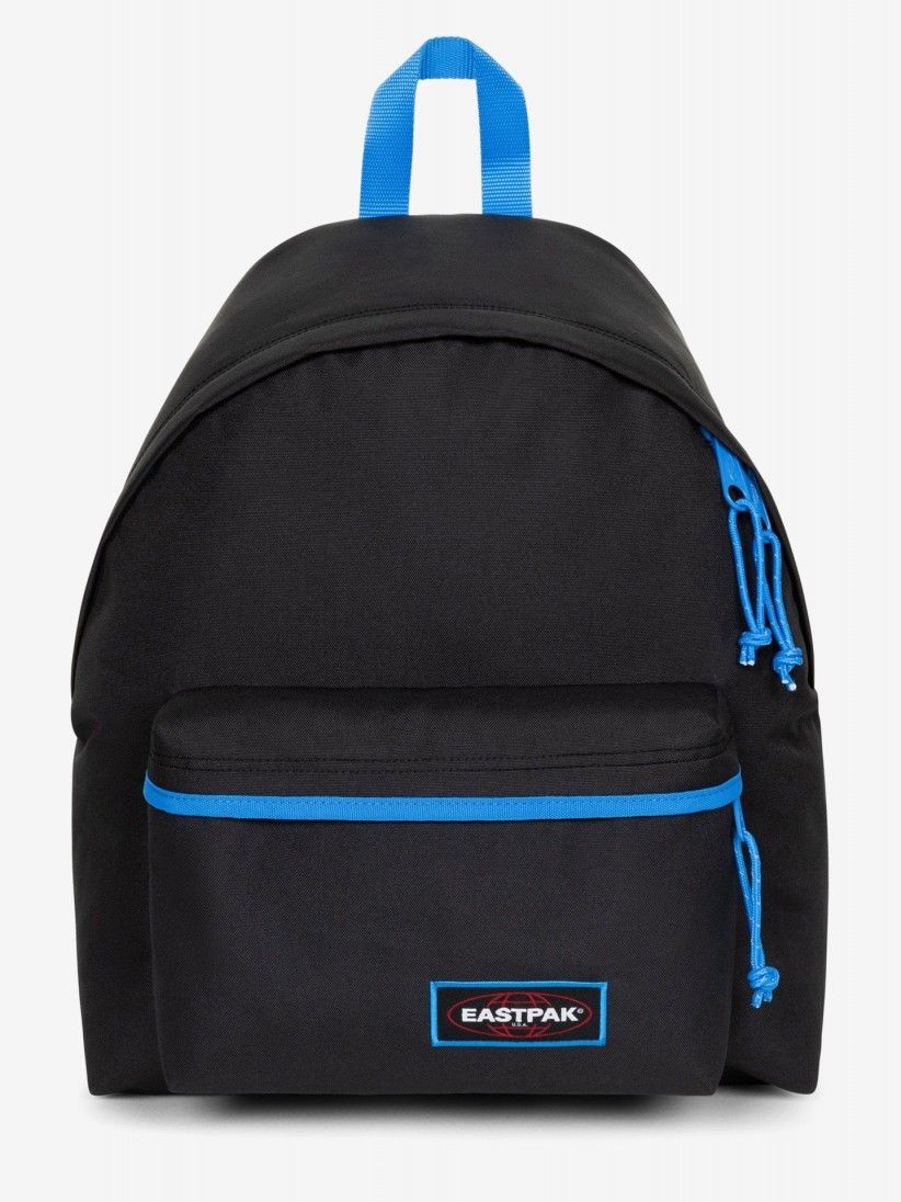Eastpak Padded Pak'R Black and Blue School Backpack