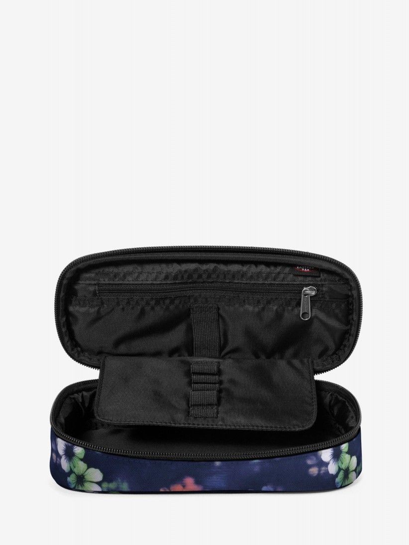 Eastpak Oval Single Floral Fade Blue Pencil Case