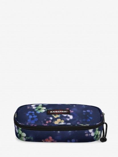 Eastpak Oval Single Floral Fade Blue Pencil Case