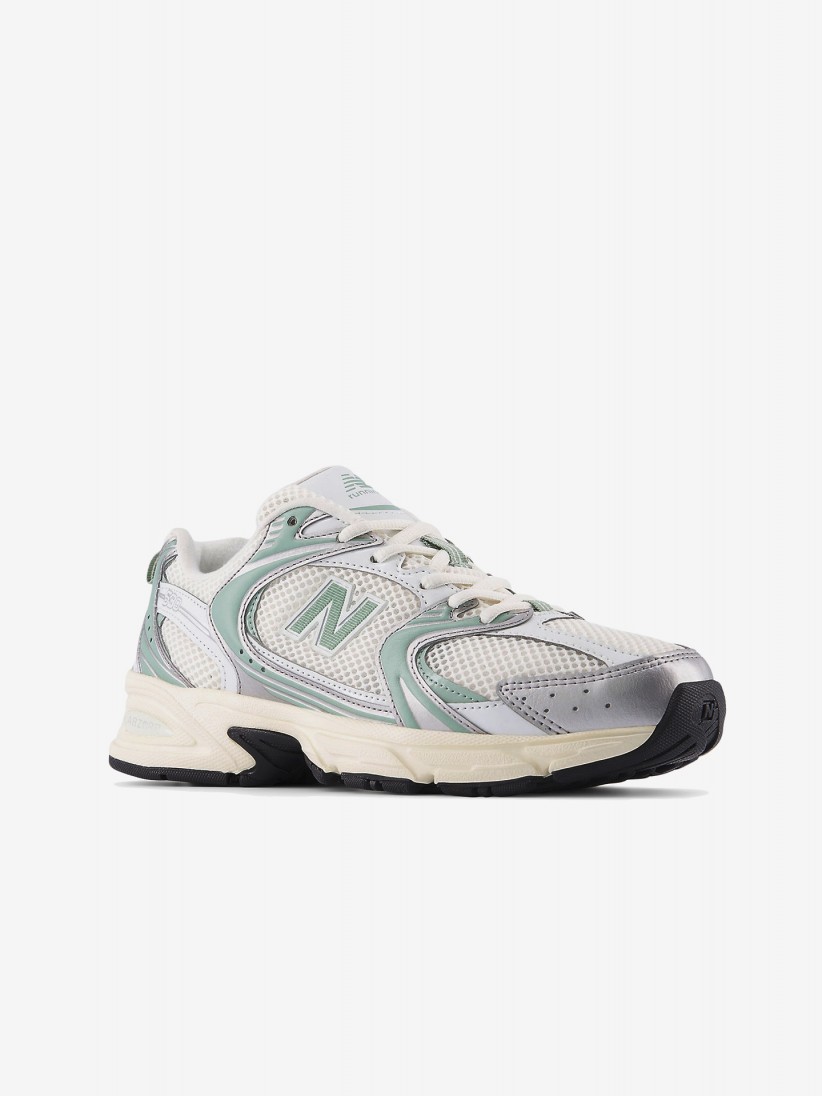 Sapatilhas New Balance 530 V1 Brancas e Verdes