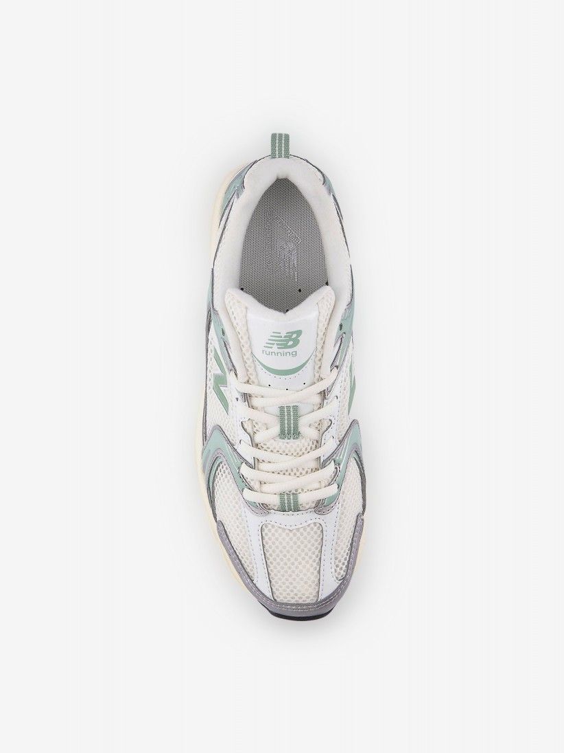 Sapatilhas New Balance 530 V1 Brancas e Verdes