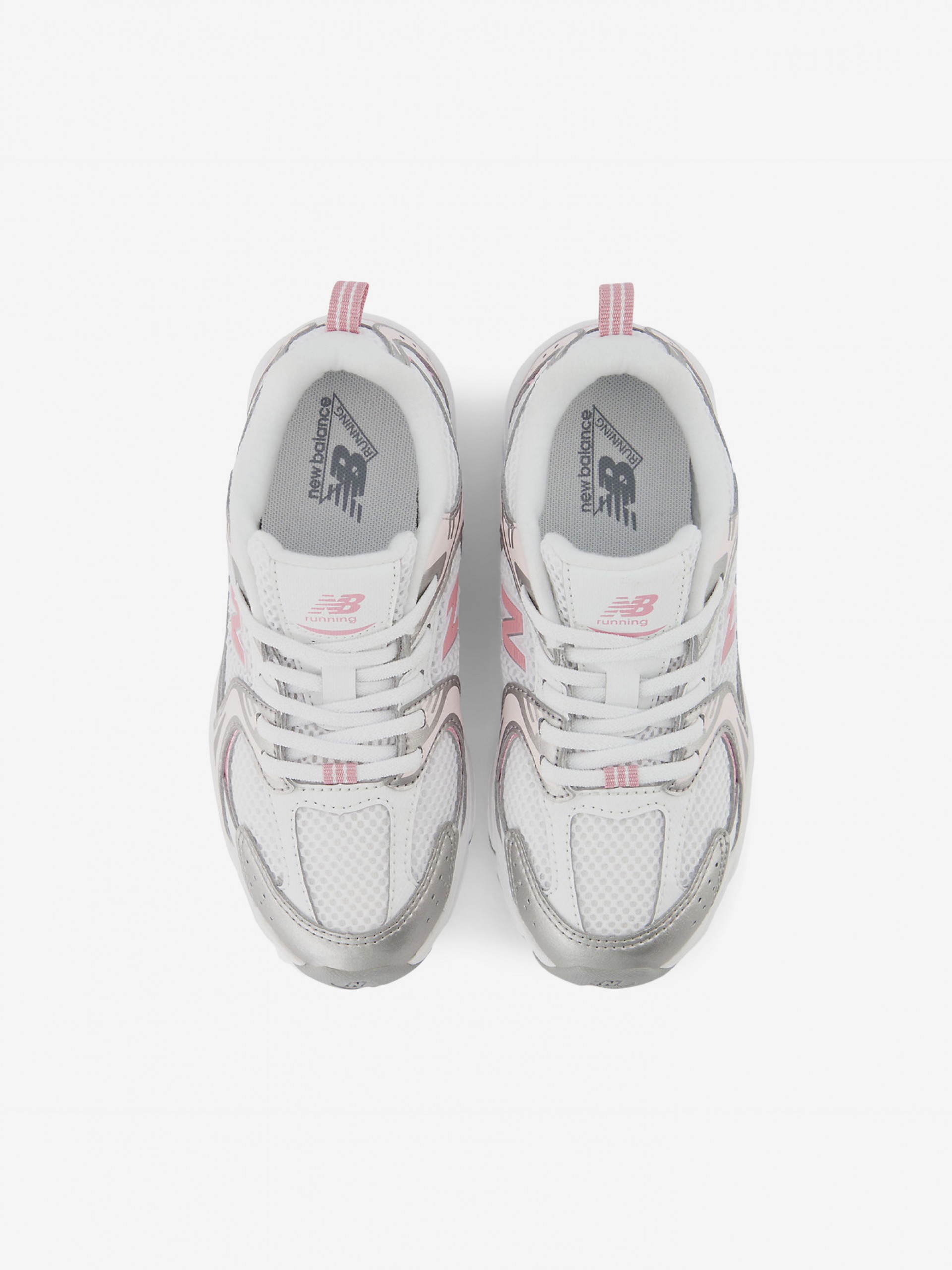 New Balance PZ530 V1 White and Pink Sneakers