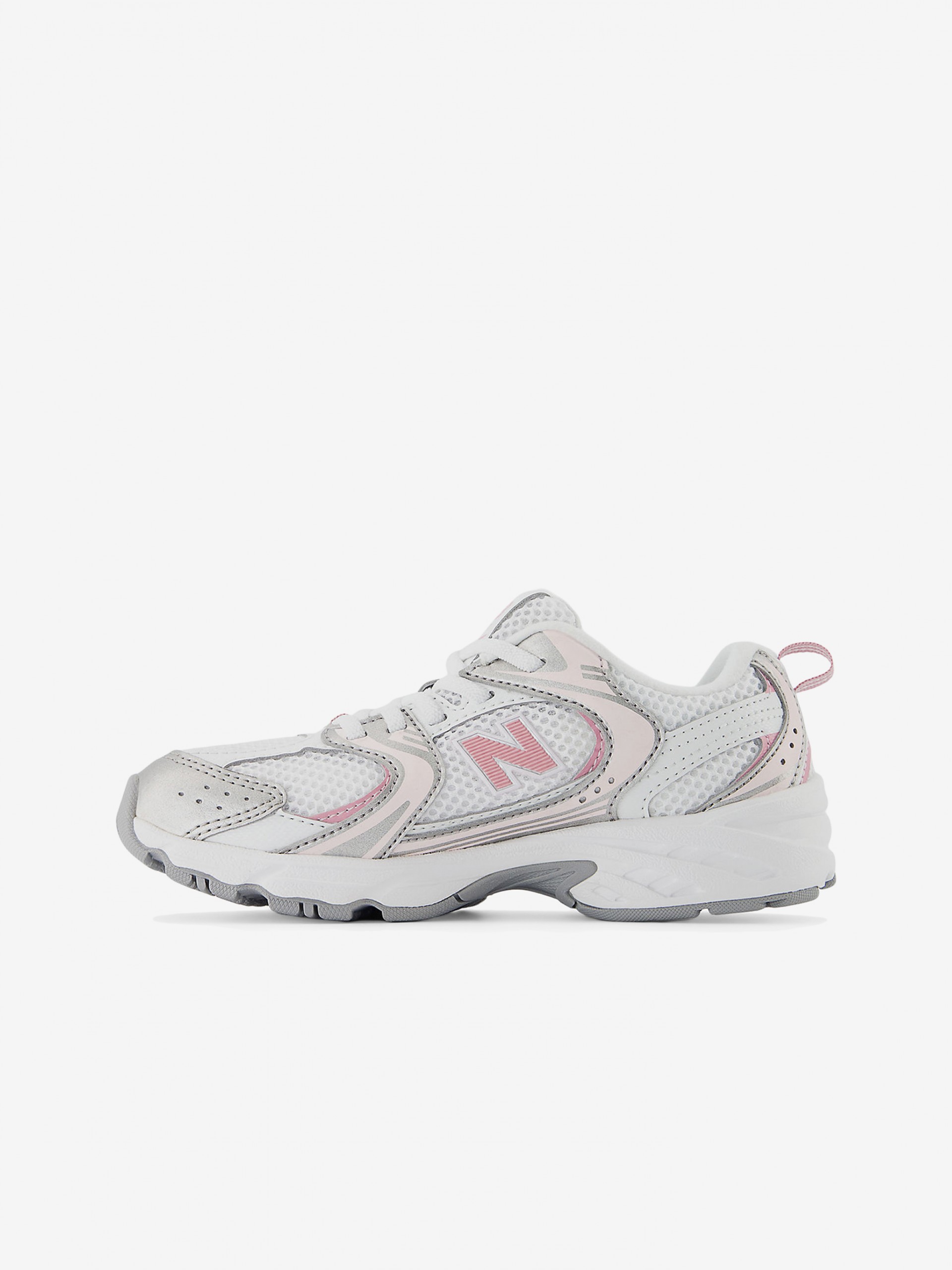 New Balance PZ530 V1 White and Pink Sneakers