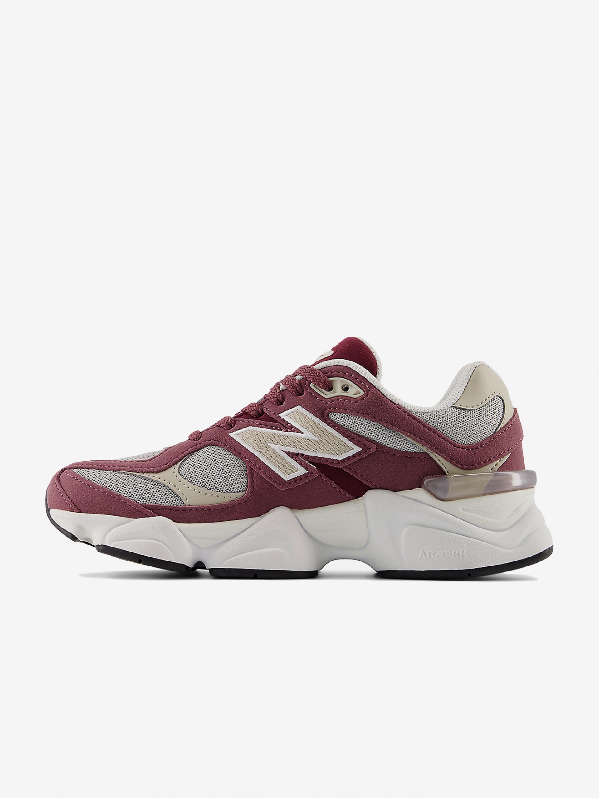 New Balance GC9060 V1 Burgundy and Grey Sneakers